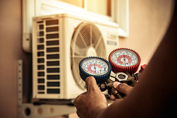 Professional Heat Pump Repair technician working in Lynchburg, SC